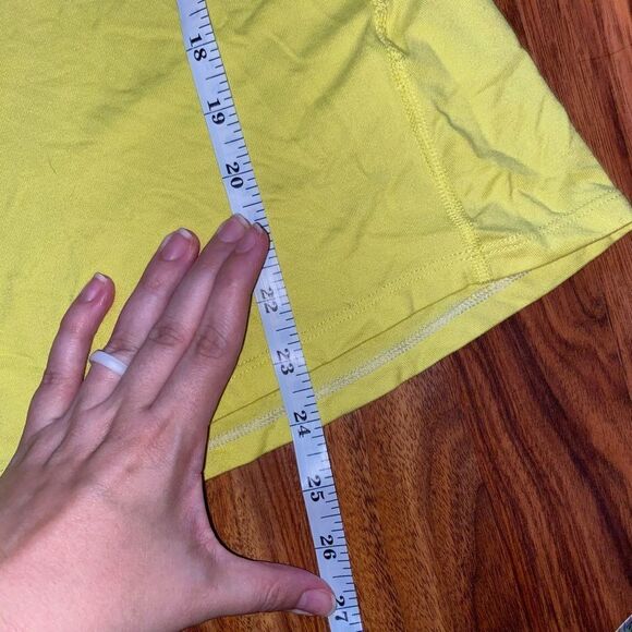 Nike Yellow Dri-Fit Quarter Zip Fitted Pull Over Womens Size Small - Picture 4 of 7